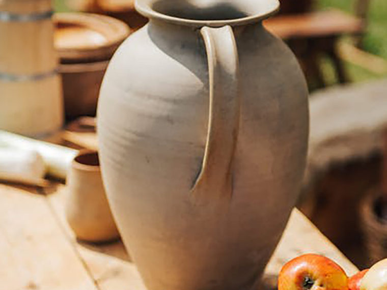 Picture of clay water jug